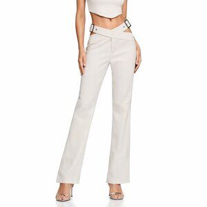 I.AM.GIA Atris Faux Leather Pant Cream XXS‎